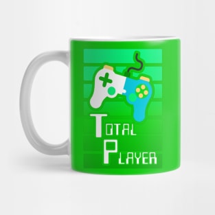 Green Total Player Gamer Design Mug